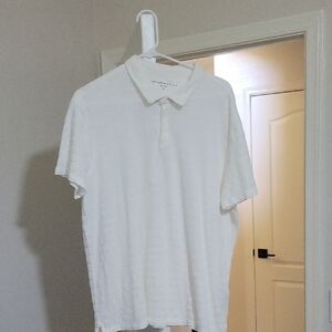 John Varvatos Cream Polo Shirt Size XL